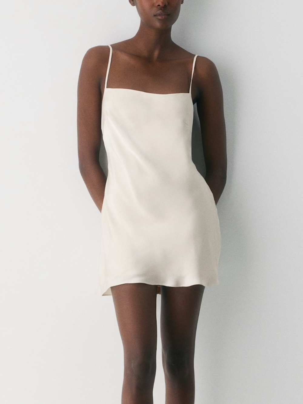 Aritzia Confession Silk Dress